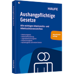 Aushangpflichtige Gesetze