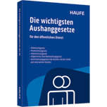 Die wichtigsten Aushanggesetze für den öffentlichen Dienst
