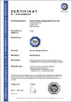 Zertifikat TÜV MS Standard - Handhabung, Qualität und Informationsgehalt