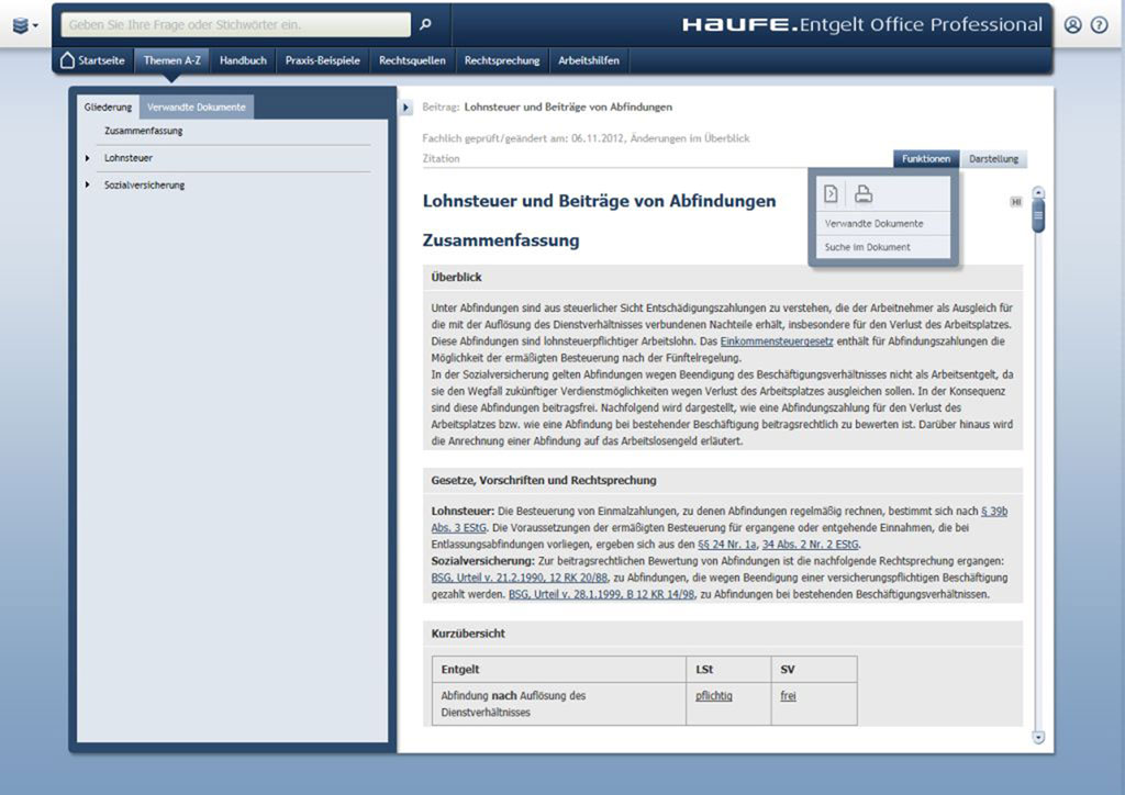 Haufe Entgelt Office Professional: Die ideale Ergänzung zu Ihrem Abrechnungsprogramm
