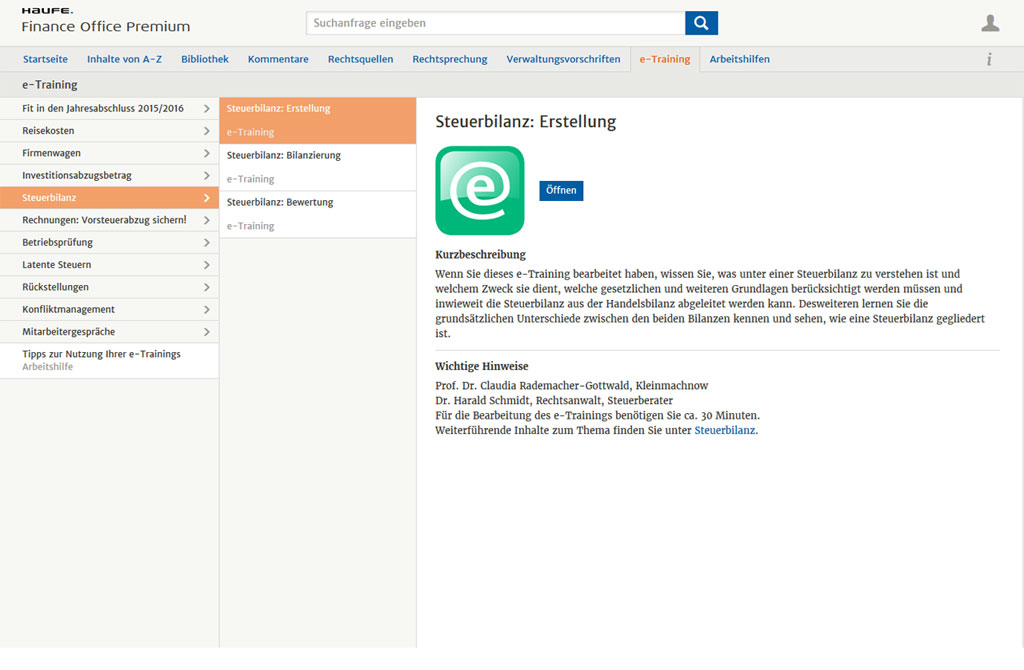 Haufe Finance Office Premium: Die Informations- und Weiterbildungssoftware für das Finanz- und Rechnungswesen