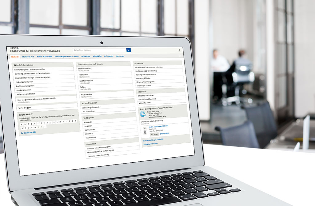 Haufe Finanz Office für die öffentliche Verwaltung: Die Komplettlösung für das gesamte Finanzwesen inklusive Online-Seminare