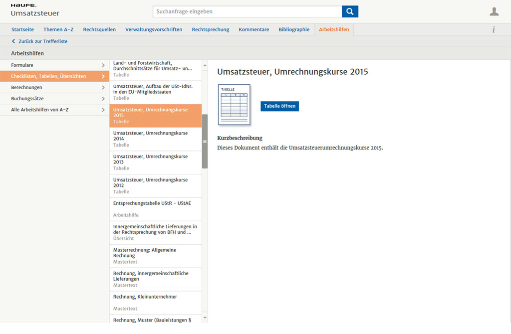 Haufe Umsatzsteuer: Beim Thema Umsatzsteuer immer topaktuell informiert!