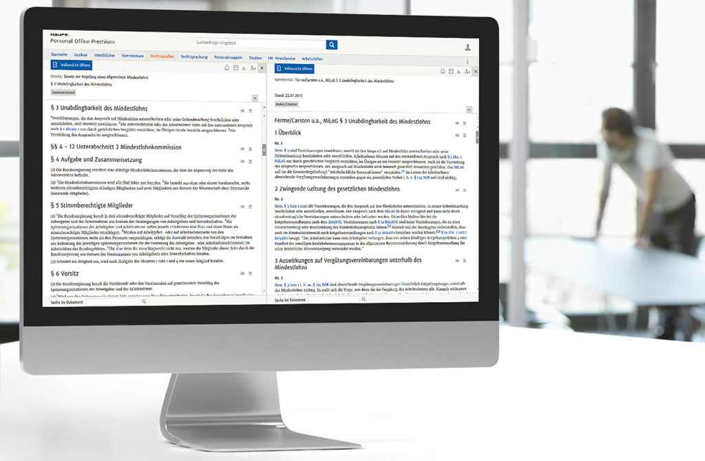 Haufe Personal Office Premium: Wissen, Werkzeuge und Weiterbildung für die ganze Personalabteilung.