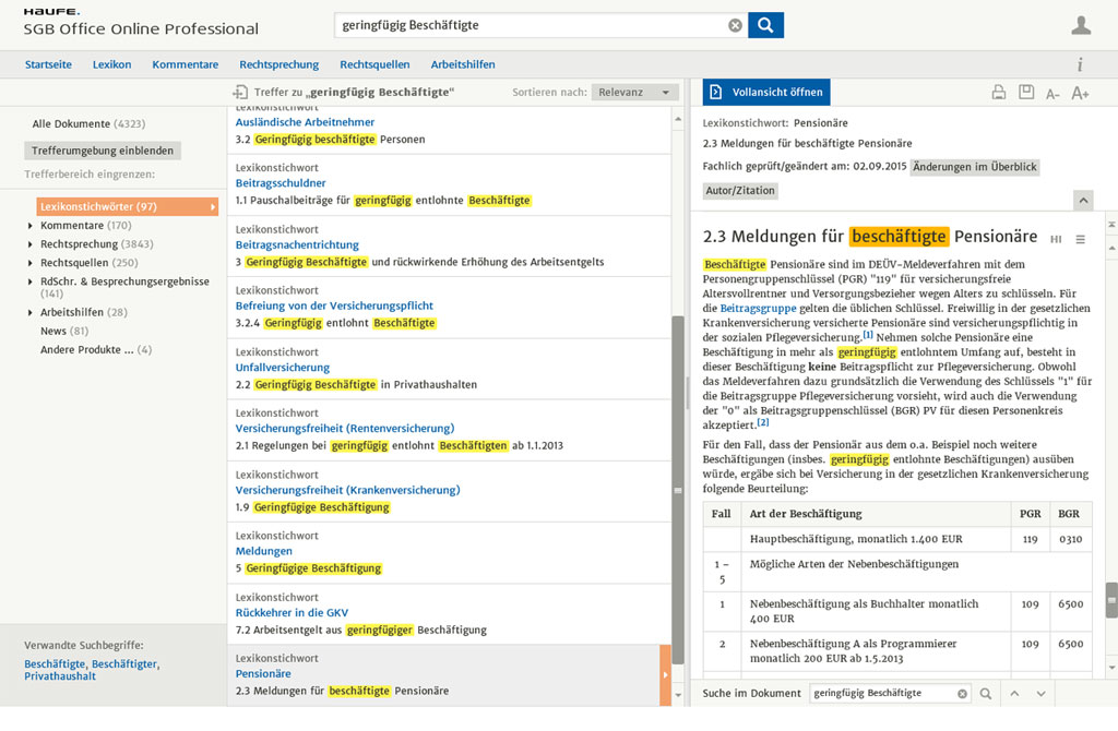 Sozialgesetzbuch für die Praxis SGB Kommentar