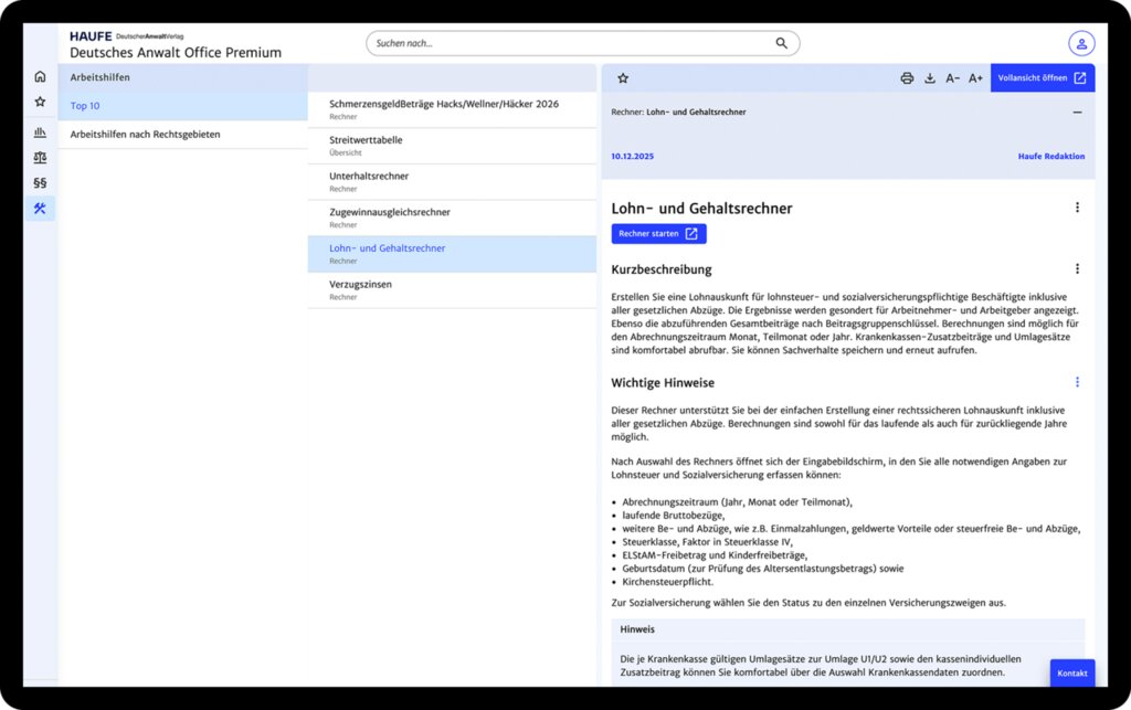 Deutsches Anwalt Office Premium: Die einzigartige juristische Komplettdatenbank