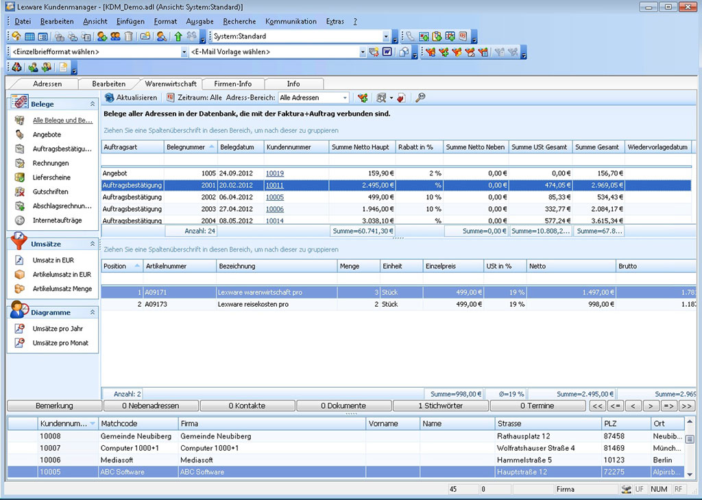 Lexware kundenmanager: Erfolgreiche Kundenpflege mit System