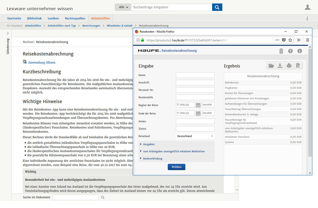 Lexware unternehmer wissen: Die umfassende Online-Datenbank für kleinere Unternehmen und Selbständige