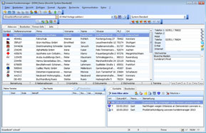 Komfortables  Adressmanagement
