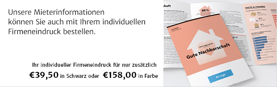 Mietfaltblätter personalisieren