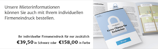 Mietfaltblätter personalisieren